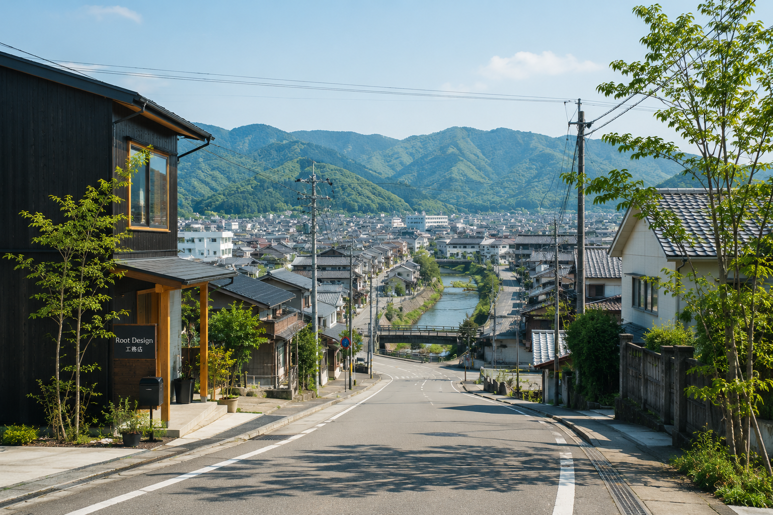 木の温もりを感じる自然素材の平屋