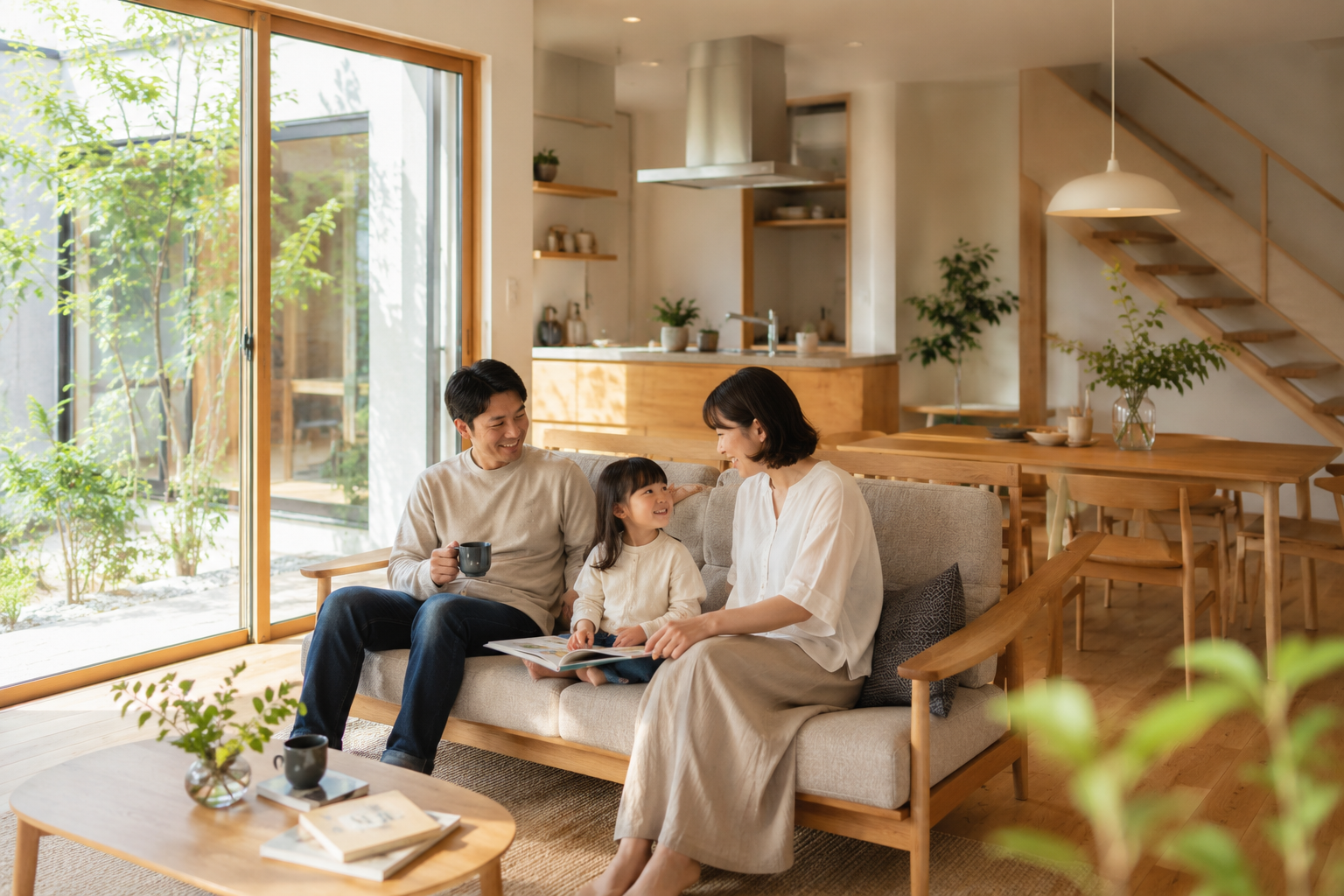 完成した住宅での暮らし